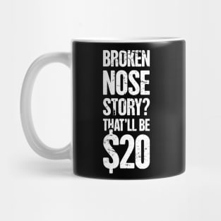 Funny Broken Nose Get Well Soon Gift Mug